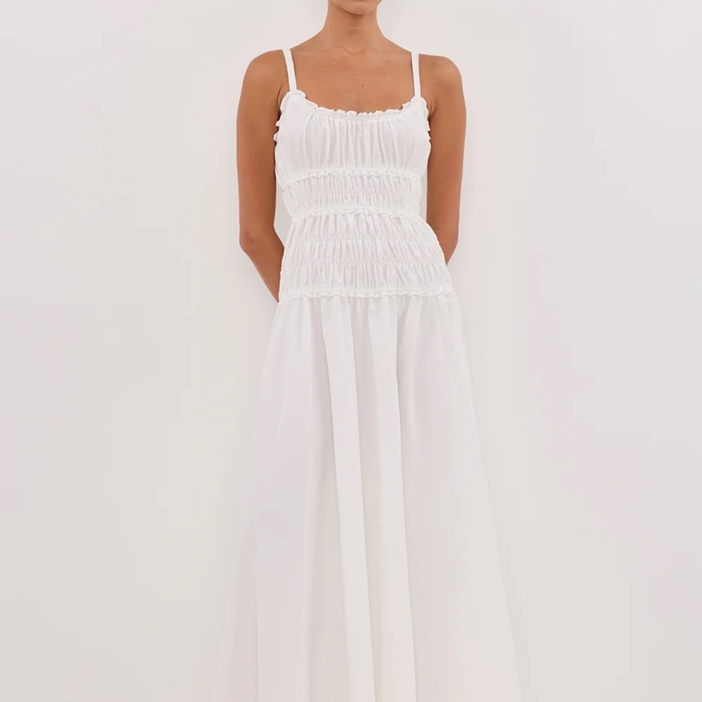 DISSH Toby White Maxi Dress - Picture 2 of 9